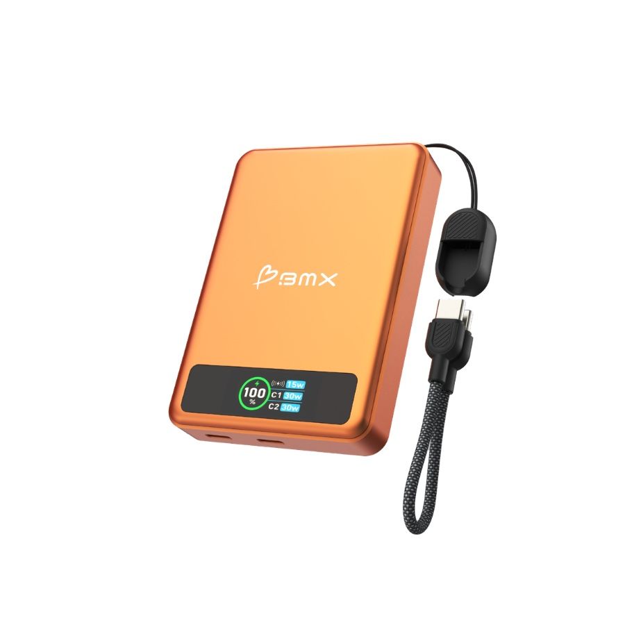 Baterie externa BMX SolidSafe, 10.000 mAh, Tehnologie Solid-State