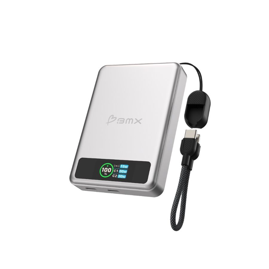 Baterie externa BMX SolidSafe, 10.000 mAh, Tehnologie Solid-State
