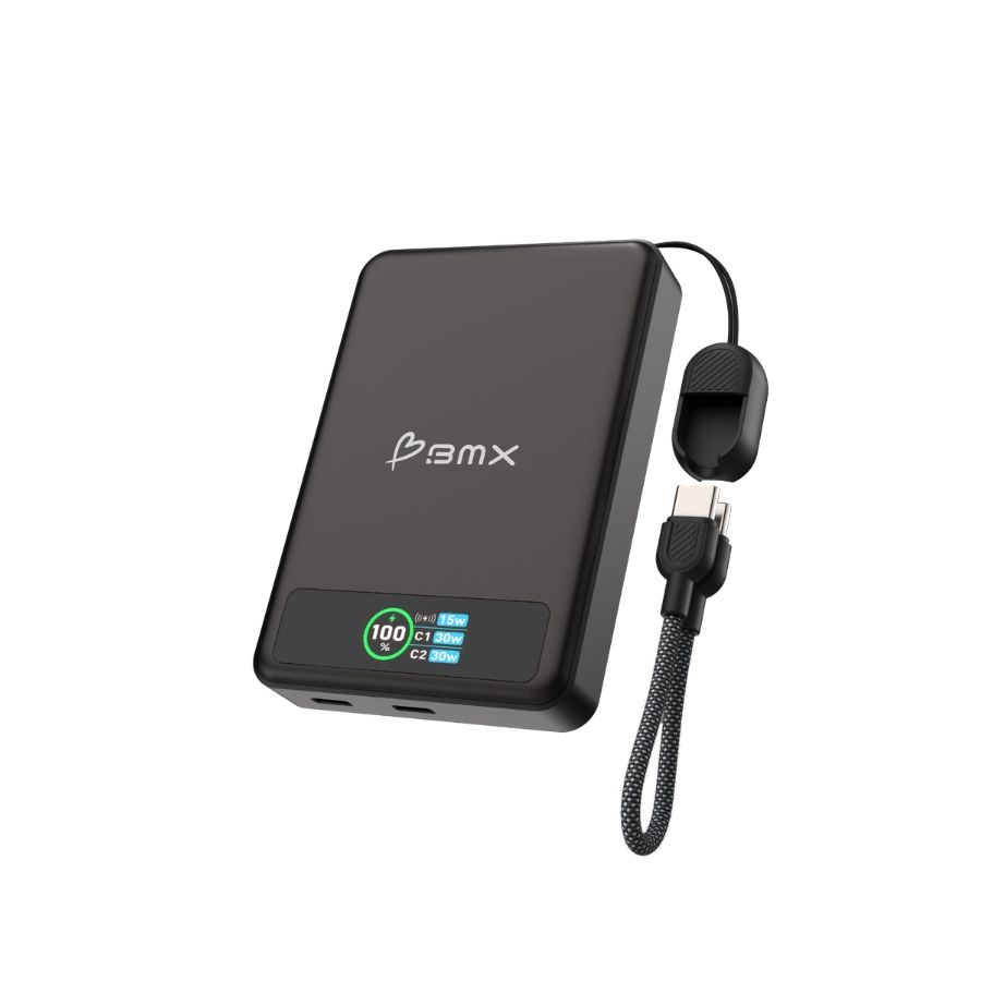 Baterie externa BMX SolidSafe, 10.000 mAh, Tehnologie Solid-State