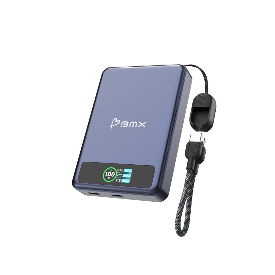 Baterie externa BMX SolidSafe, 10.000 mAh, Tehnologie Solid-State