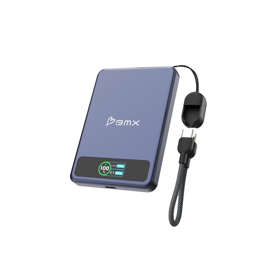 Baterie externa BMX SolidSafe, 5.000 mAh, Tehnologie Solid-State