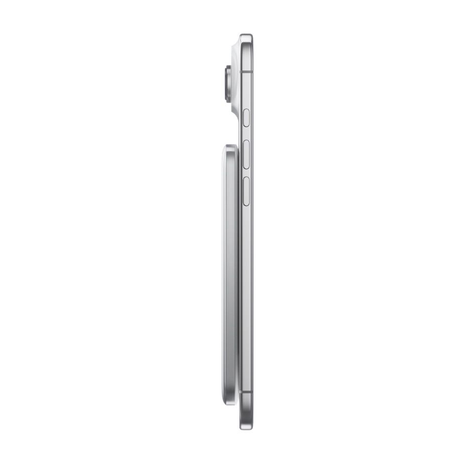 Baterie externa BMX SolidSafe Air Titanium, 5.000 mAh QI2, Tehnologie Solid-State